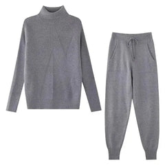 Women's Knitted Tracksuit | Cozy & Stylish Loungewear