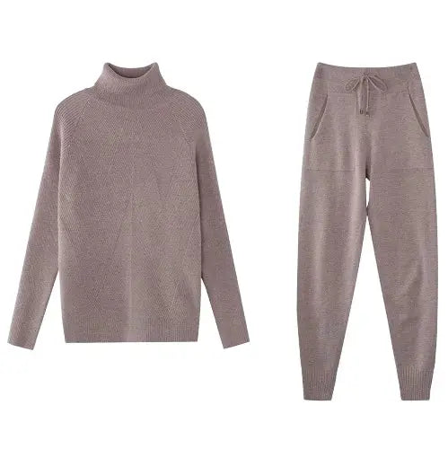 Women's Knitted Tracksuit | Cozy & Stylish Loungewear