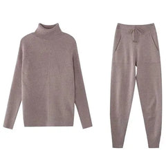 Women's Knitted Tracksuit | Cozy & Stylish Loungewear