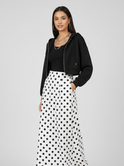 Zip-Up Cropped Hoodie | Brooklyn - BYMANYC ® New York