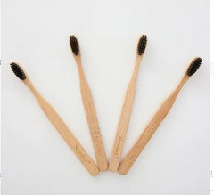 Natural Pure Bamboo Toothbrush Family Shopolf