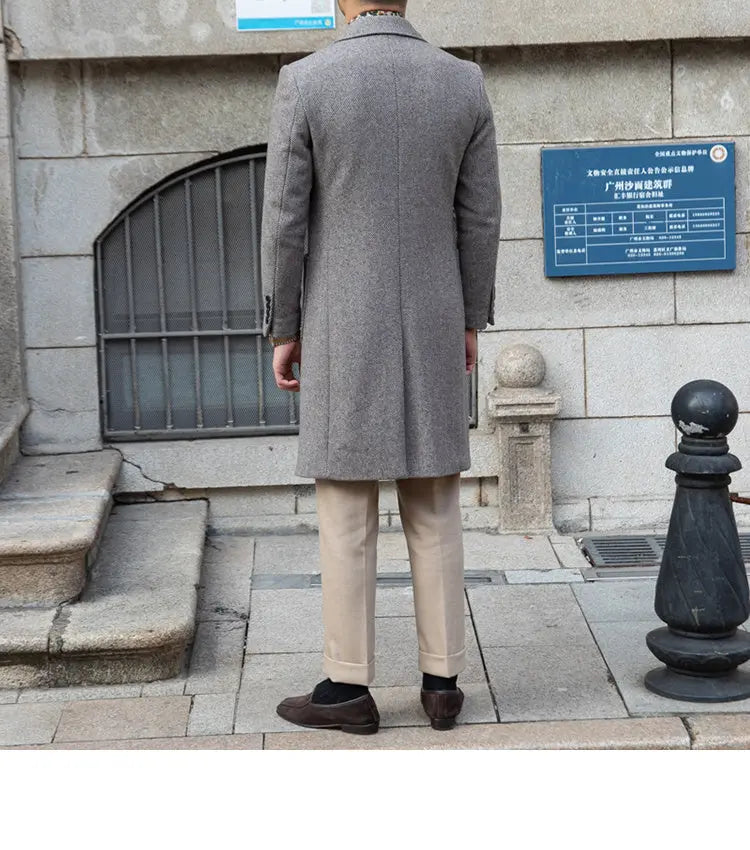Men's Wool Coat Family Shopolf