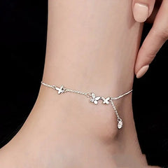 Silver Anklet Family Shopolf
