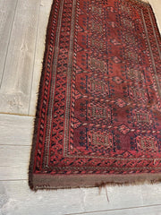 Antique 1880’s Baluch Rug 4x7 Ft Rugistan