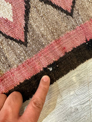 Antique 1880’s Navajo Rug 4’ x 5’ Rugistan