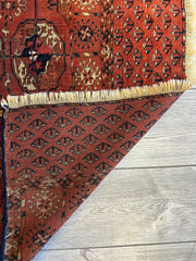 Antique 1880’s Tribal Turkoman Tekke Wedding Rug 3’4” x 4’1” Rugistan