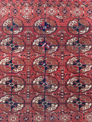 Antique 1880’s Tribal Turkoman Tekke Wedding Rug 3’4” x 4’1” Rugistan