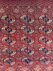 Antique 1880’s Tribal Turkoman Tekke Wedding Rug 3’4” x 4’1” Rugistan