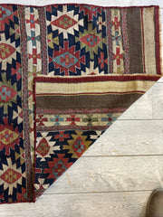 Antique 19th Century Caucasian Shahsavan Rug Rug 3’ x 4’ Rugistan