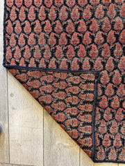 Antique All Over Paisley Kurdish Afshar Fragment Runner 3’3” x 7’7” Rugistan