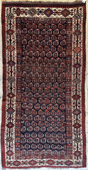 Antique All Over Paisley Kurdish Afshar Rug 4’5” x 8’11” Rugistan