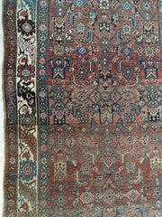 Antique Late 19th Century Persian Kurdish Gholtogh Rug 4 x 7 Rugistan