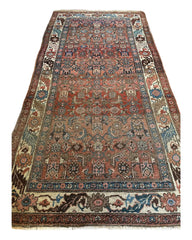 Antique Late 19th Century Persian Kurdish Gholtogh Rug 4 x 7 Rugistan