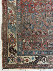 Antique Late 19th Century Persian Kurdish Gholtogh Rug 4 x 7 Rugistan