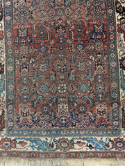 Antique Late 19th Century Persian Kurdish Gholtogh Rug 4 x 7 Rugistan