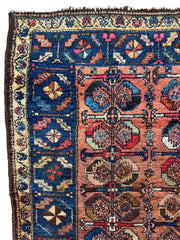 Antique One of Kind Persian Hamedan Enjelas Rug 3’11” x 4’4” Rugistan