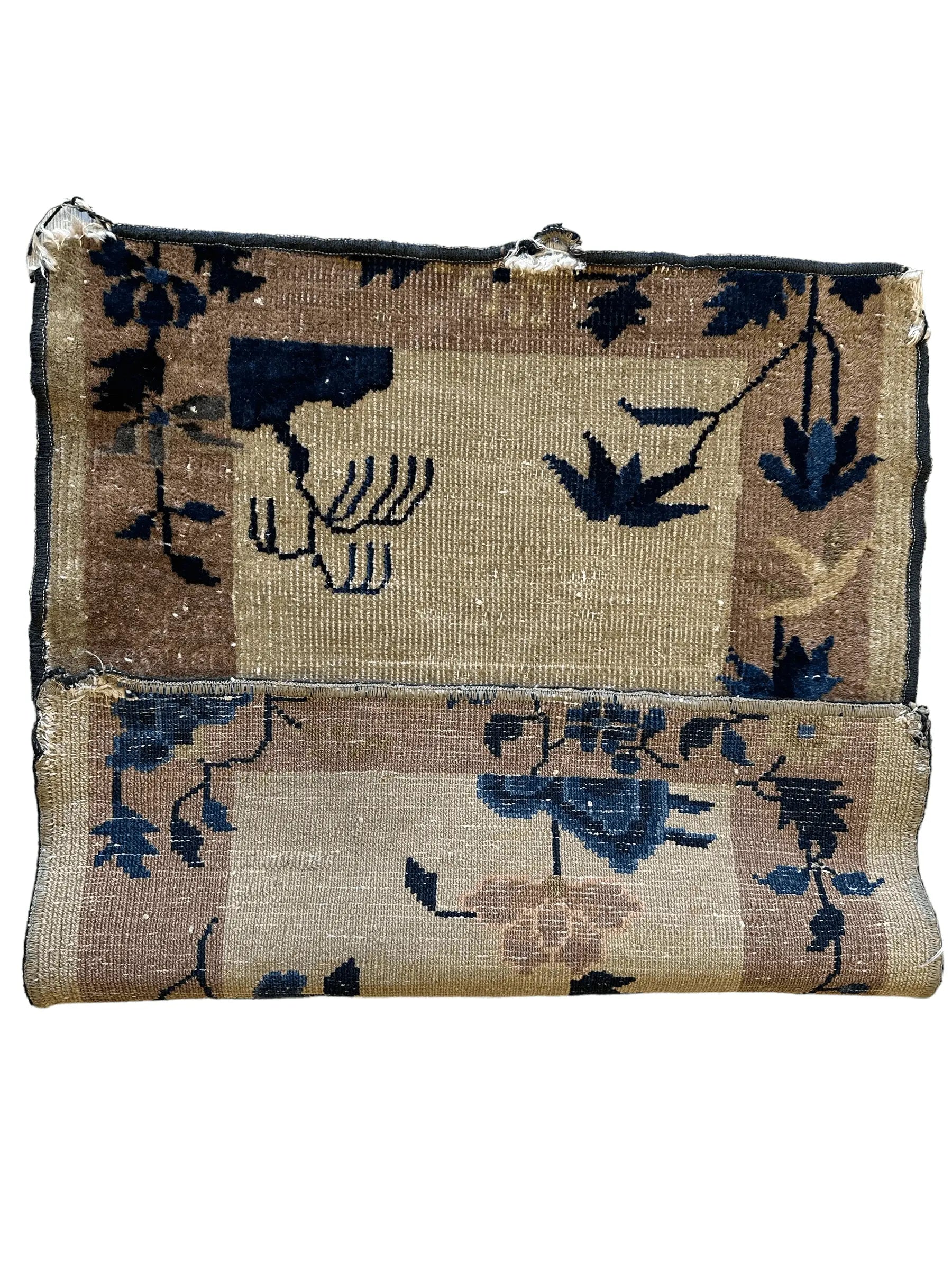 Antique Small Art Deco Chinese Rug 24” x 30” Rugistan