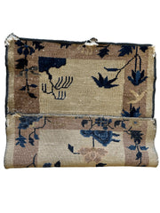 Antique Small Art Deco Chinese Rug 24” x 30” Rugistan