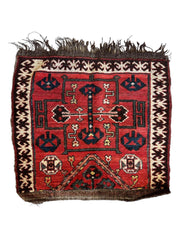 Antique Tribal Bagface - 18" X 18" Rugistan