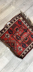 Antique Tribal Bagface - 18" X 18" Rugistan
