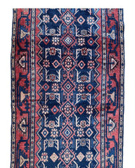 Antique Vegetable Dye Malayer Persian Runner Rug 3x10’4” Rugistan
