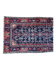 Antique Vegetable Dye Malayer Persian Runner Rug 3x10’4” Rugistan