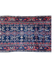 Antique Vegetable Dye Malayer Persian Runner Rug 3x10’4” Rugistan