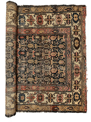 Antique Worn Late 19th Century Persian Rug 3’3” x 6’ Rugistan
