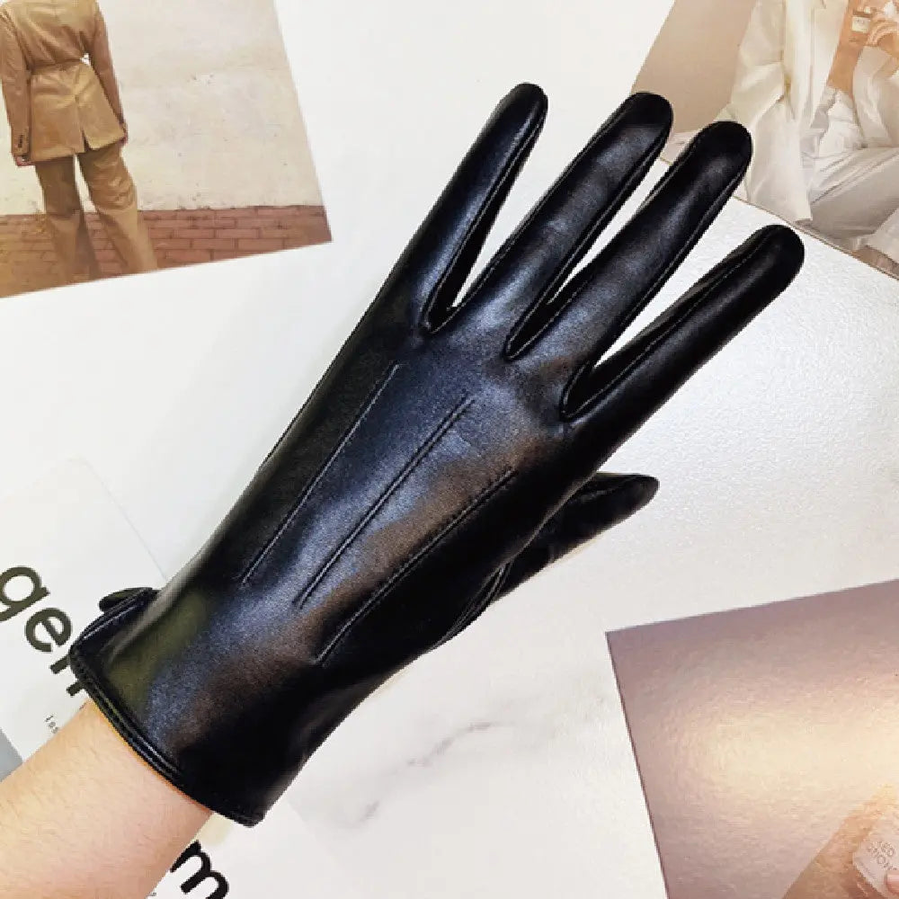 Sheepskin Gloves For Women In Winter Family Shopolf