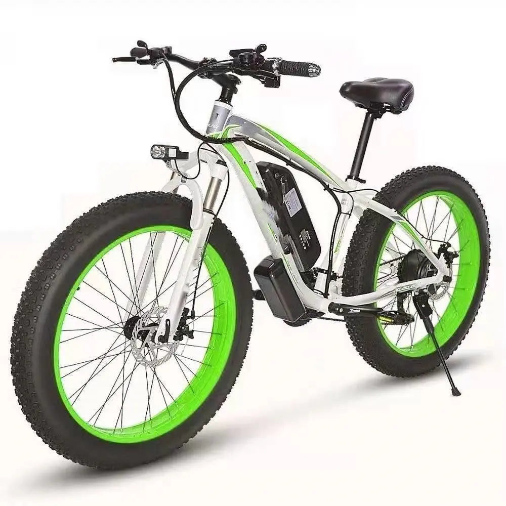 350W Electric Mountain Bike – 26 inch Snow Fat Tires, 60 km Range Family Shopolf