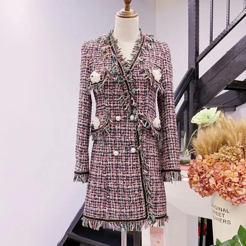 Two-piece Woven Woolen Coat Family Shopolf