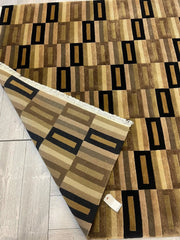 Beautifull Hand Knotted Nepali Geometric Area Rug 6x9 Ft Rugistan