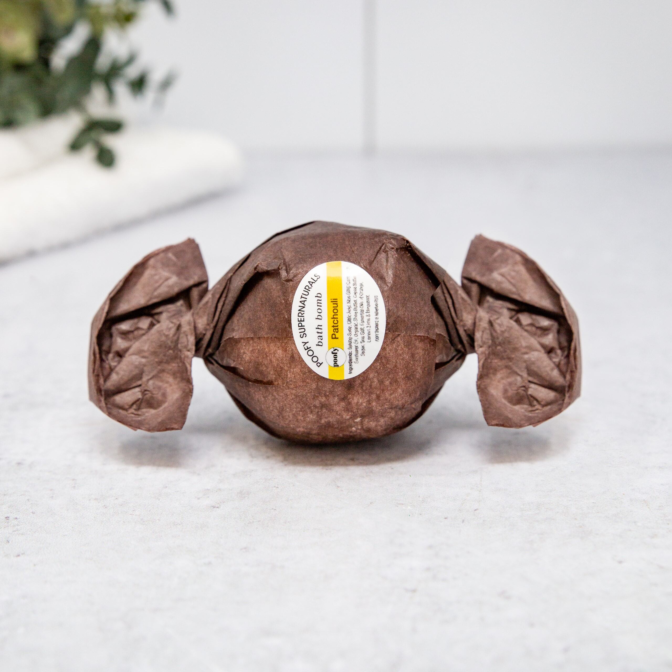 Patchouli Bath Bomb Poofy Organics