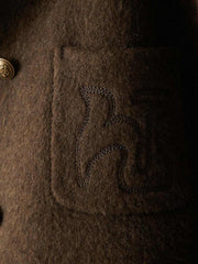 Reversible Woolen Coat Family Shopolf