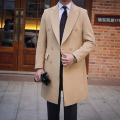 Wool Coat British Slim Fit Family Shopolf
