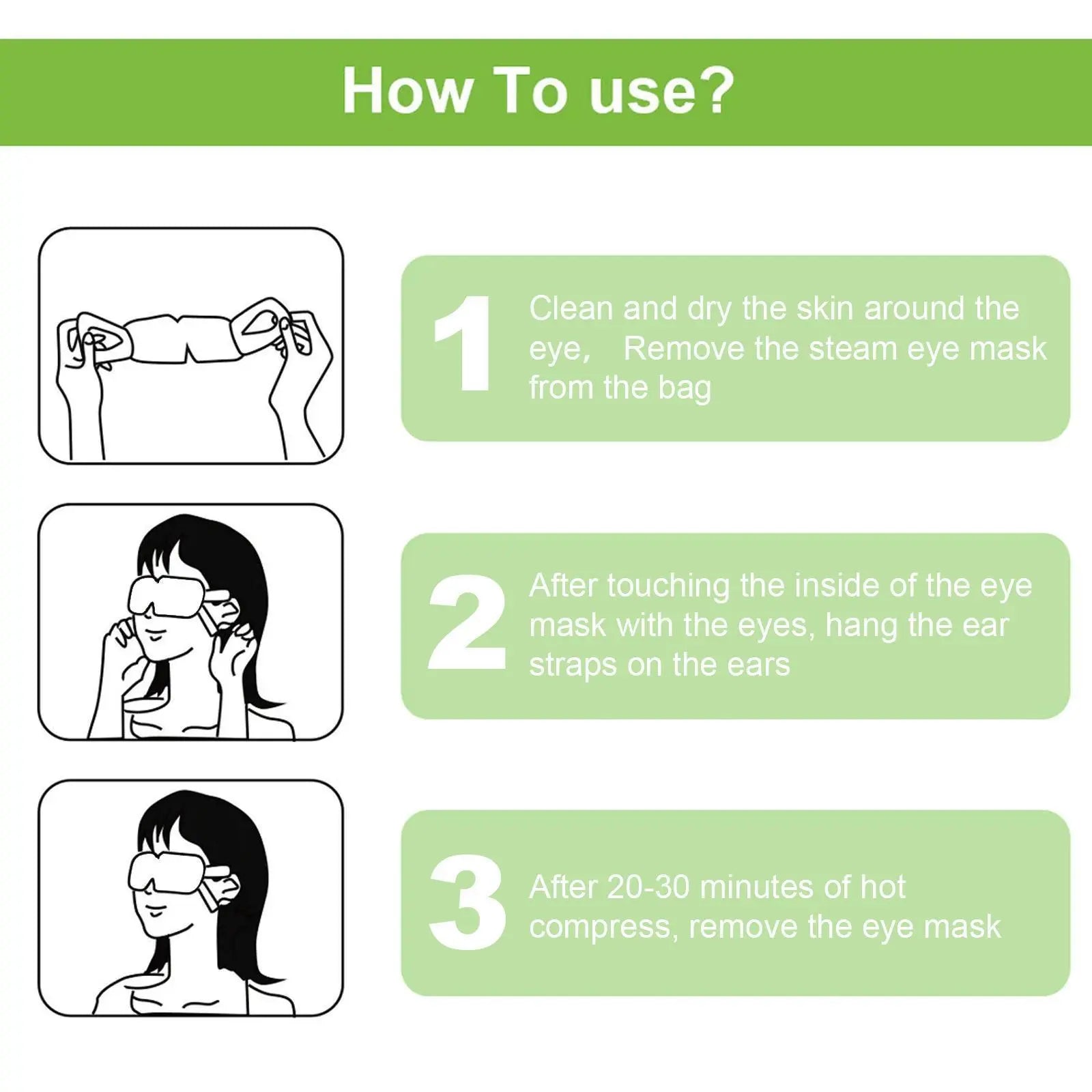 5PCS Steam Eye Mask Family Shopolf