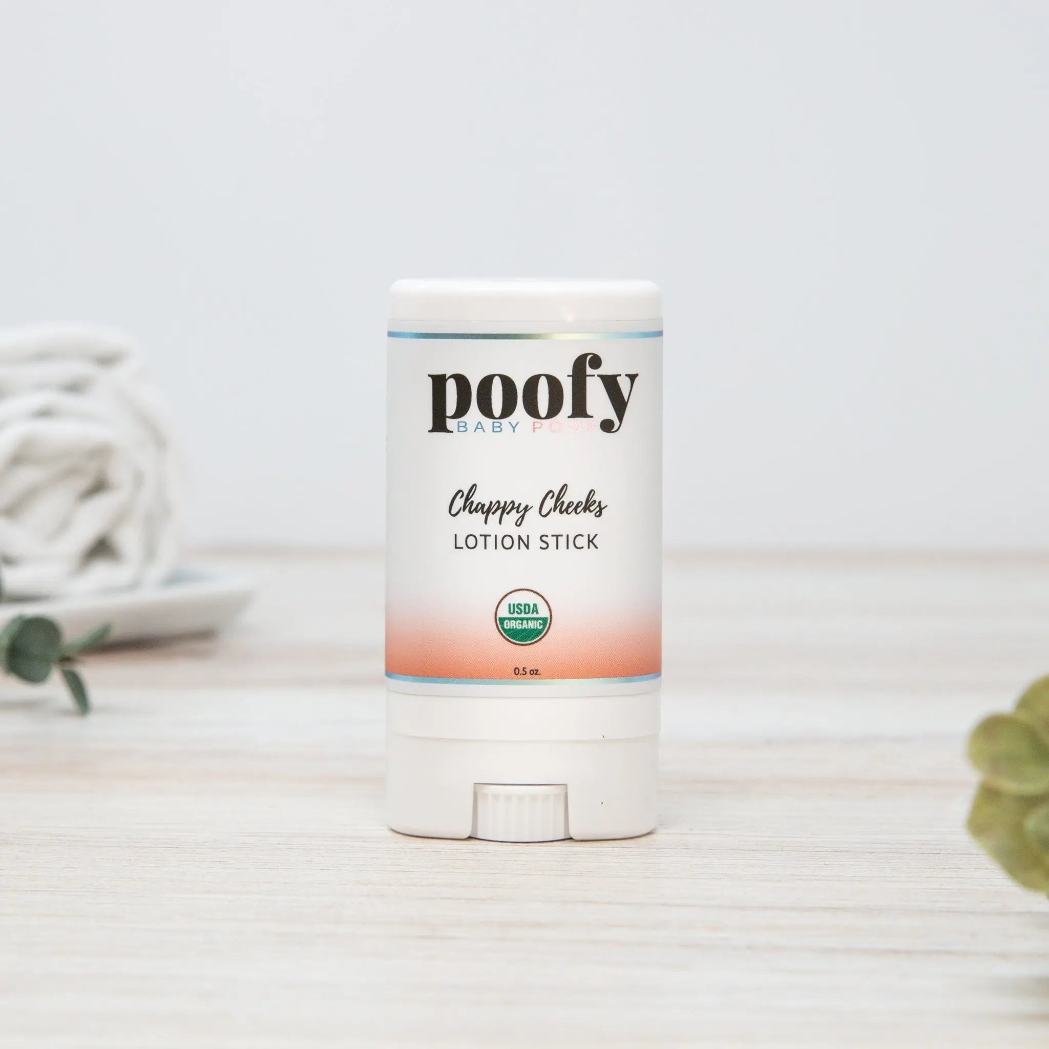 Chappy Cheeks Lotion Stick Organic Poofy Organics