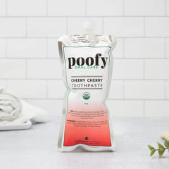 Cheery Cherry Toddler Toothpaste Organic Poofy Organics