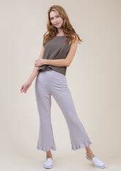 Cropped Frill Sweatpant