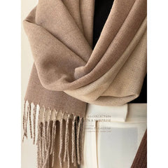 Double-Sided Artificial Wool Scarf Family Shopolf