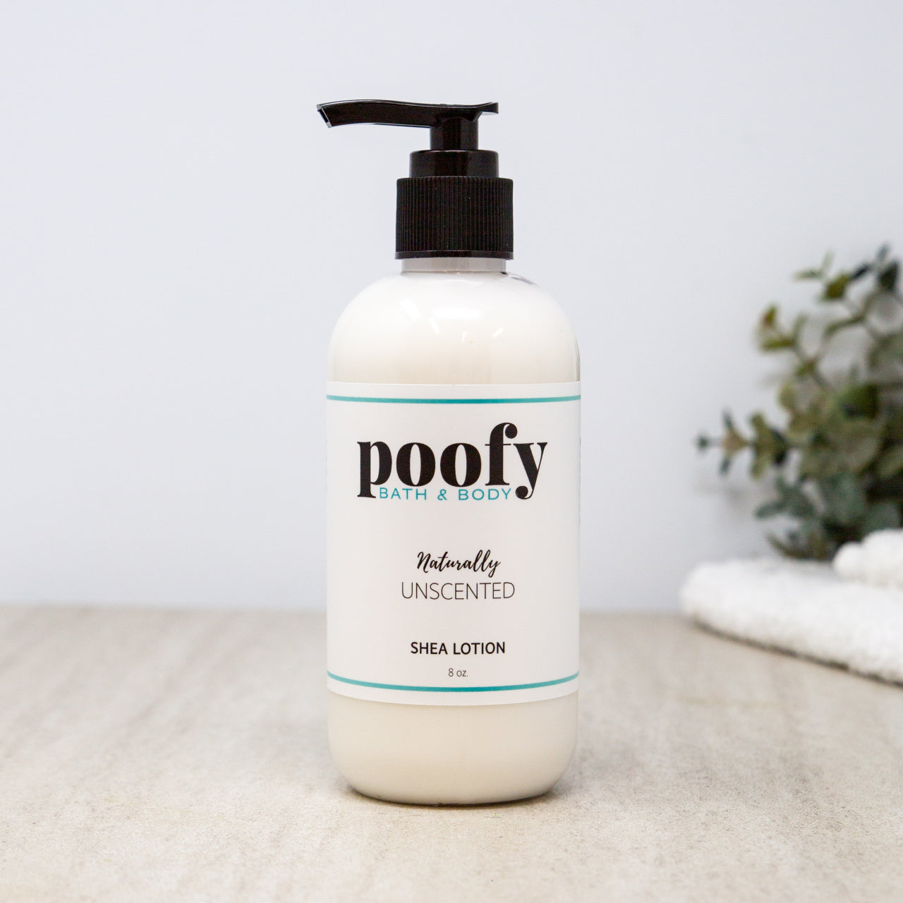 Naturally Unscented SHEA Lotion Poofy Organics