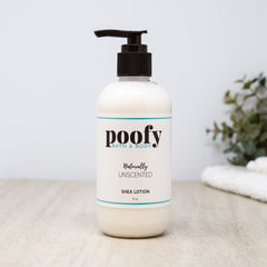 Naturally Unscented SHEA Lotion Poofy Organics