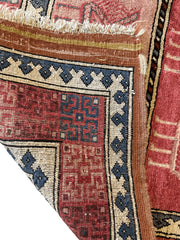 Decorative Silk Afghani Rug mid 20th Century 3’10”X5’10” Rugistan