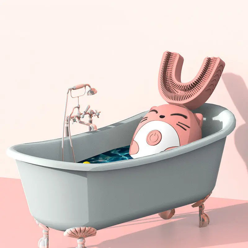 Children's U-shaped Ultrasonic Electric Toothbrush Family Shopolf