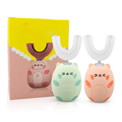 Ultrasonic Soft Silicone Electric Children Toothbrush Family Shopolf