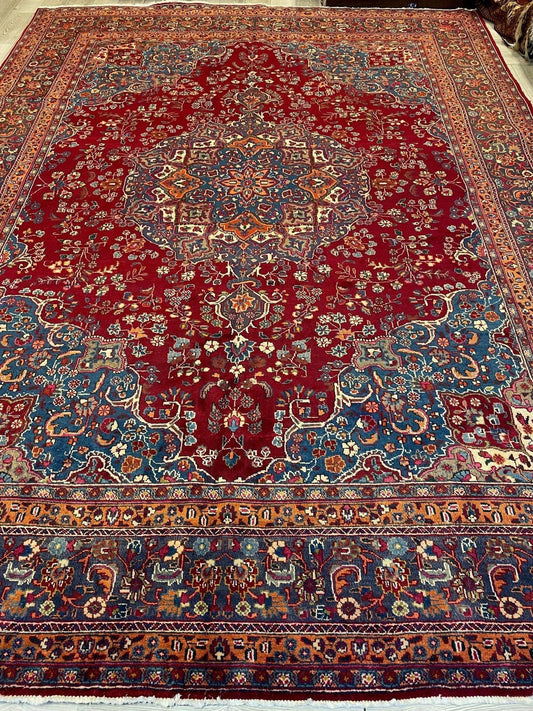 Elegant Hand Knotted Khorasan Area Rug 9’8” x 12’10” Rugistan