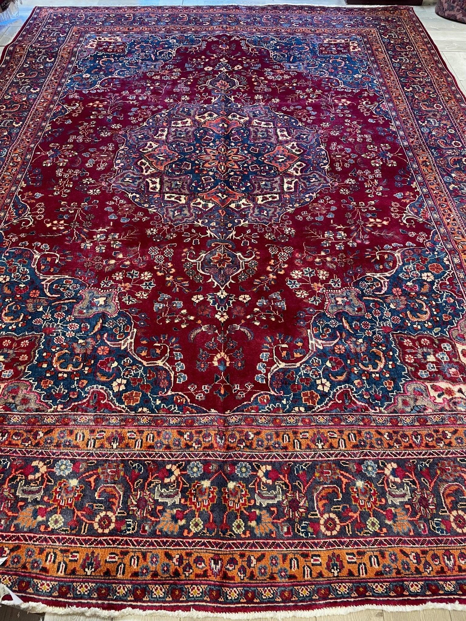 Elegant Hand Knotted Khorasan Area Rug 9’8” x 12’10” Rugistan