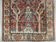Exquisite Distressed Fine Persian Area Rug 5x7 Ft Rugistan