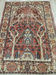 Exquisite Distressed Fine Persian Area Rug 5x7 Ft Rugistan