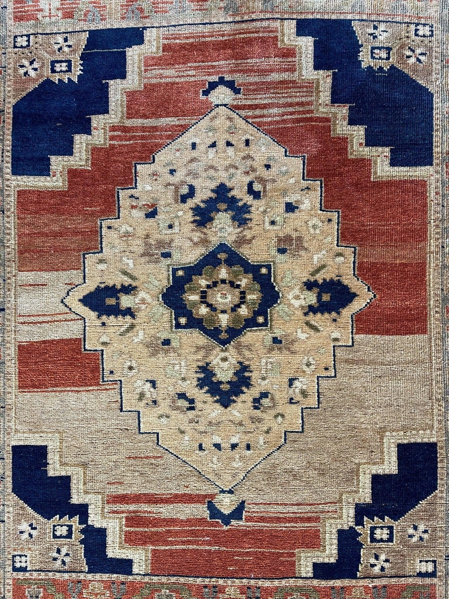 Exquisite handmade oushak rug 3'7''x5' Rugistan